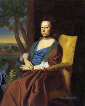  nue - La señora Isaac Smith retrato colonial de Nueva Inglaterra John Singleton Copley
